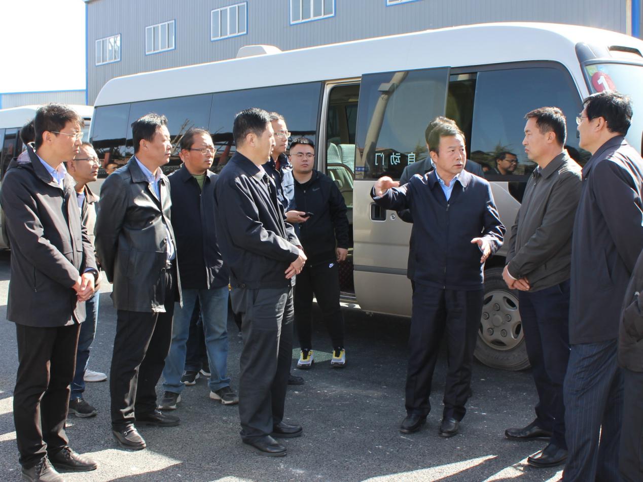 晋中市副市长调研山西建投承建的市城区部分城建重点工程项目