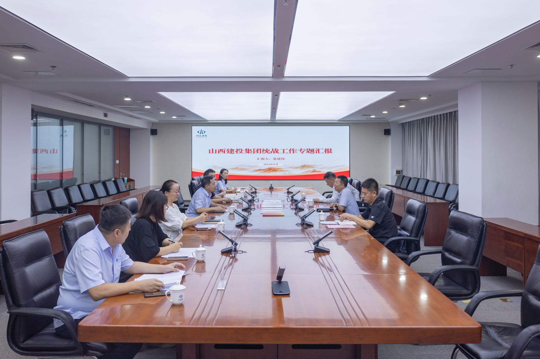 省国资委党委到av线上
调研指导统战工作