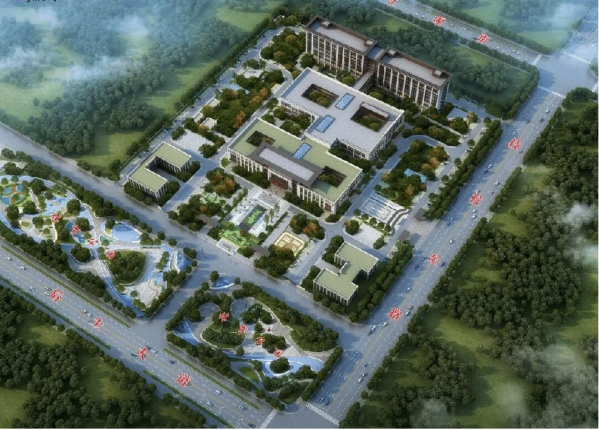 山西建投六建集团万荣县人民医院迁建项目主体结构封顶