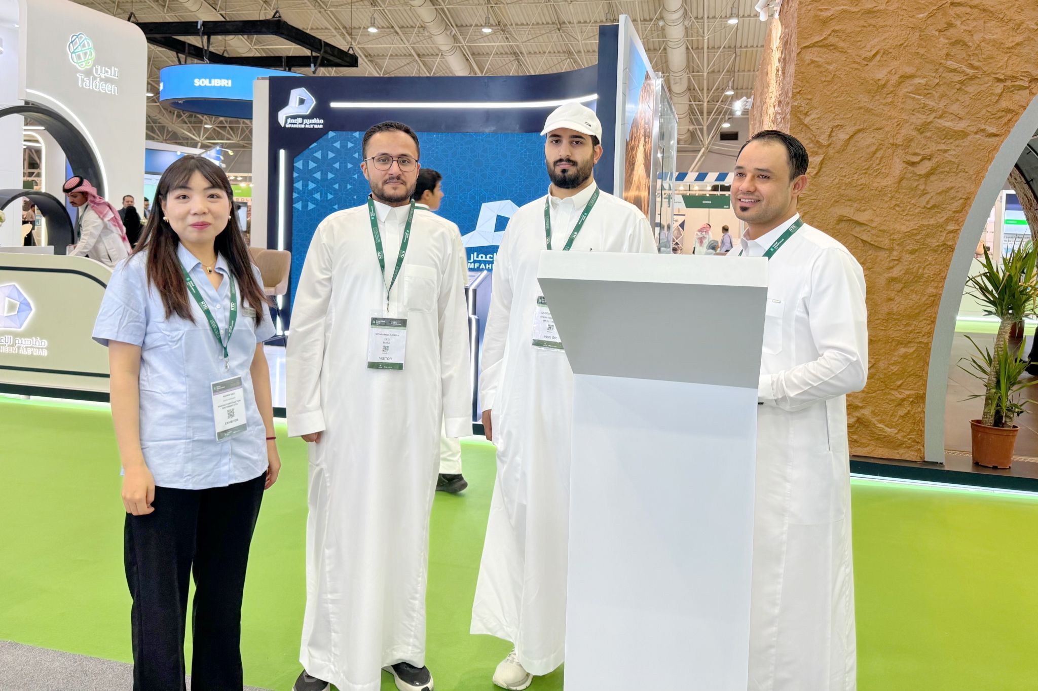 山西建投工程机械公司晋塔亮相2025年沙特建筑建材及基础设施展