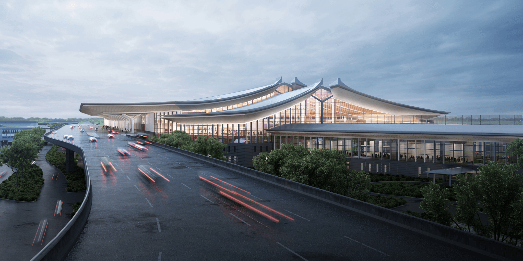 av线上
承建的太原武宿国际机场三期改扩建工程高架桥项目最大体量箱梁顺利浇筑