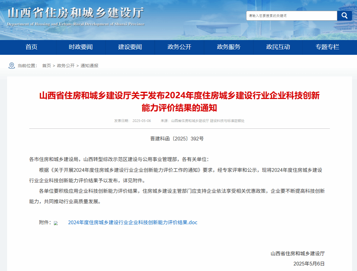 山西建投15家企业获评省级科技成长型企业