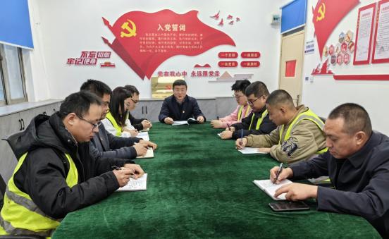 山西建投六建集团项目党支部组织开展党的二十大精神专题交流会